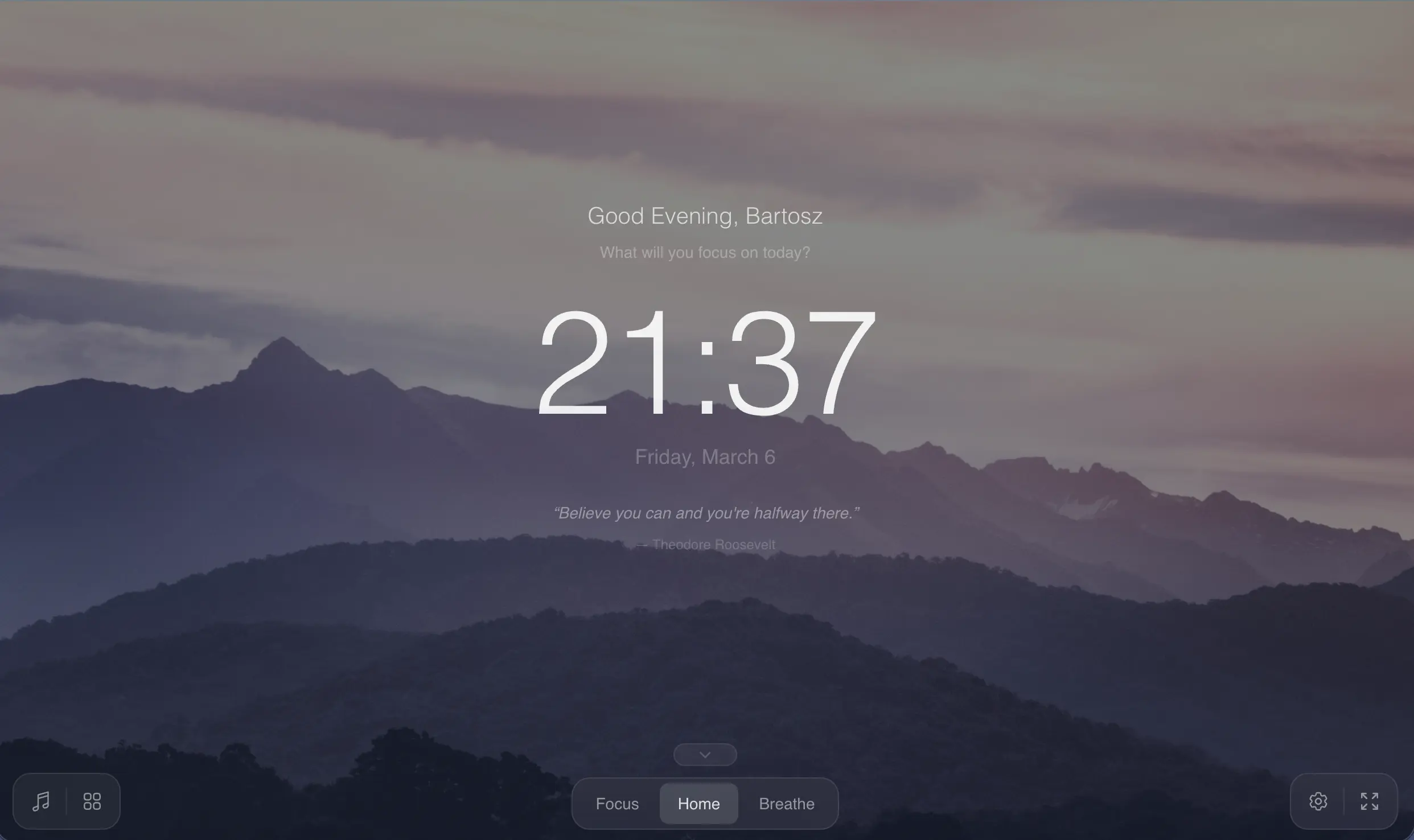 breath.click app screenshot